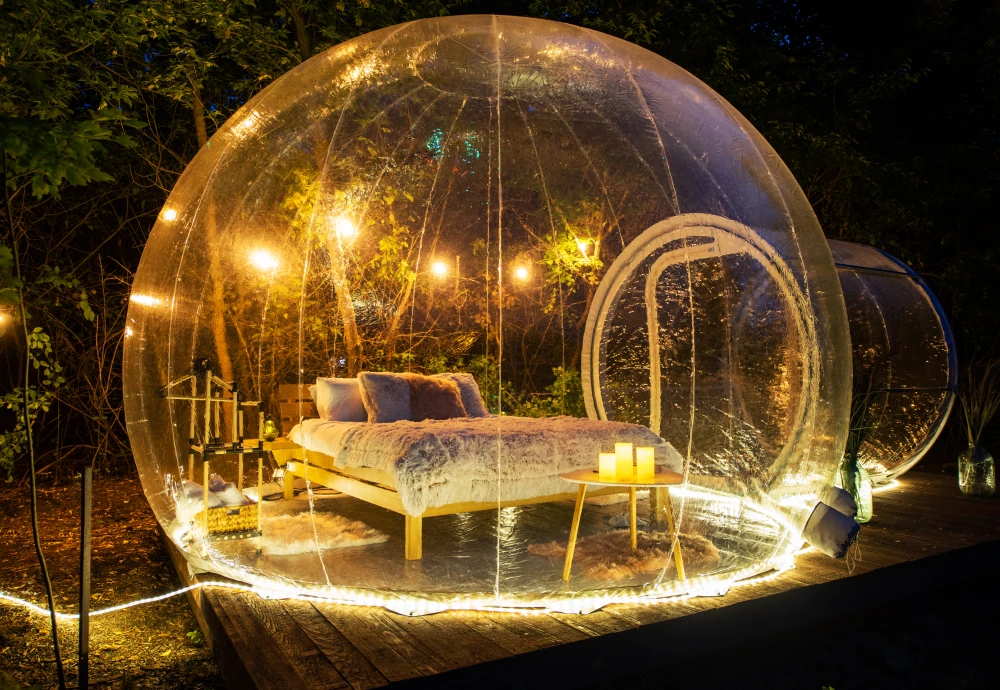 inflatable bubble tent